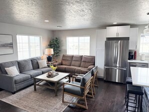 Living area - Private Upstairs Apartment with Game Room on 5 Acre Ranch (Emmett)