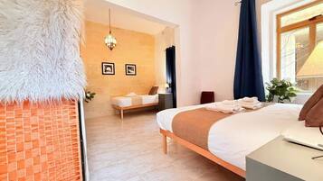 4 bedrooms, iron/ironing board, travel crib, WiFi