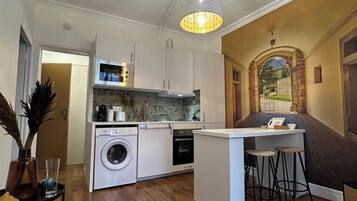 Appartement Confort, vue ville | Coin séjour