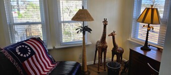 Second floor family suite 2 private bedrooms.