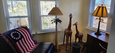 Second floor family suite 2 private bedrooms.