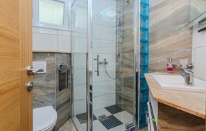 Shower, hair dryer