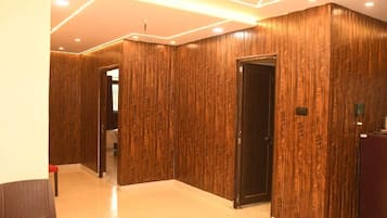 Family Studio Suite, City View | Laptop workspace