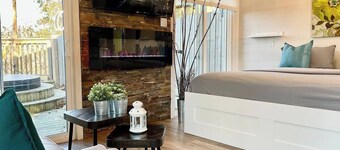 Experience the Ultimate Waterfront Luxury Escape with Your Own Private Hot Tub