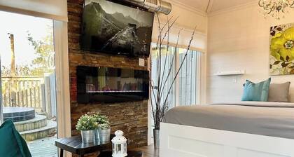 Experience the Ultimate Waterfront Luxury Escape with Your Own Private Hot Tub