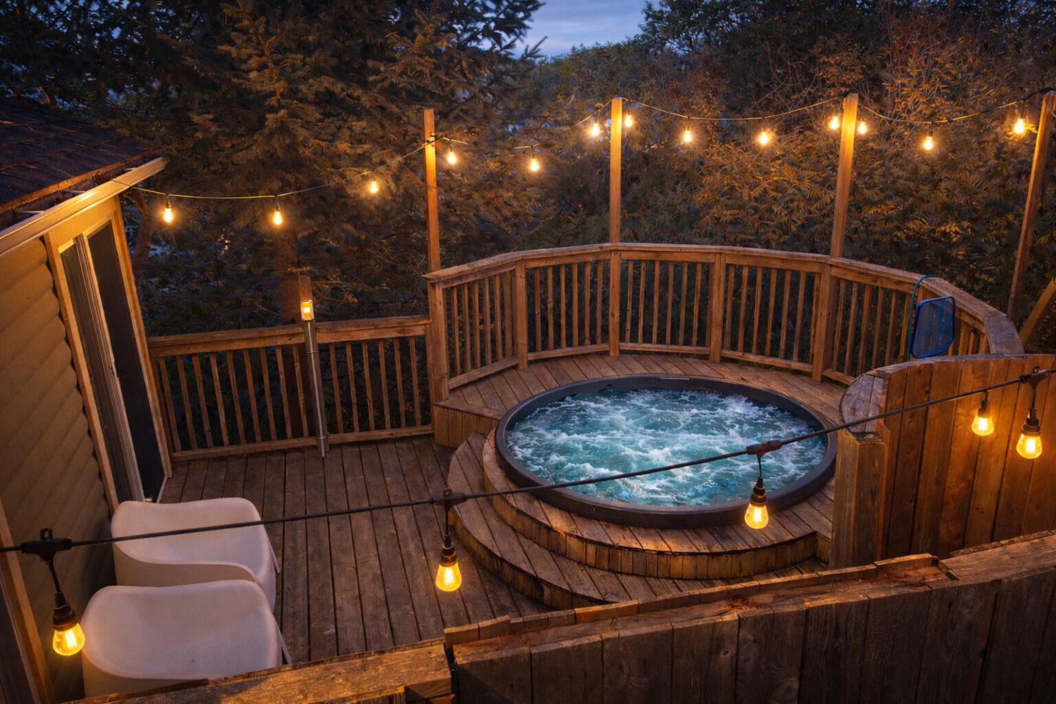 Bain à remous extérieur