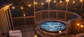 Experience the Ultimate Waterfront Luxury Escape with Your Own Private Hot Tub