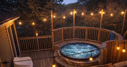 Experience the Ultimate Waterfront Luxury Escape with Your Own Private Hot Tub