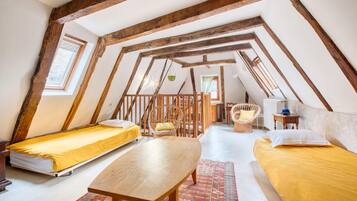 2 chambres, fer et planche Ă repasser, Wi-Fi gratuit, draps fournis