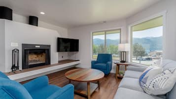 TV, fireplace, DVD player