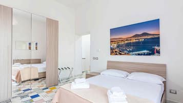 1 habitación, cubrecamas y colchones con efecto memoria