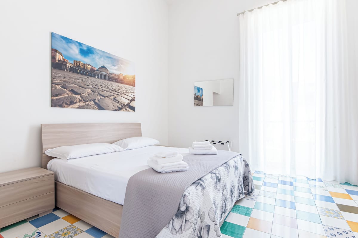 1 habitación, edredón y camas con efecto memoria