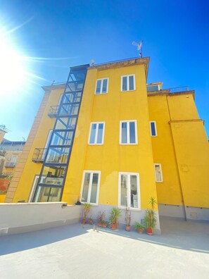 Façade de l’hébergement