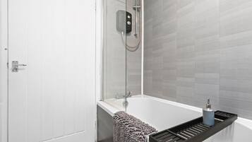 Hair dryer, towels
