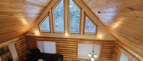Fernseher, Kamin