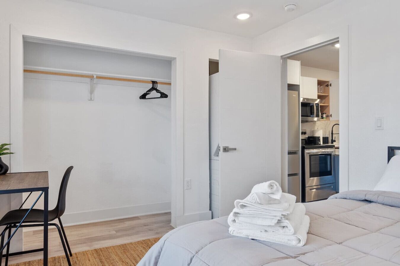 Desk, iron/ironing board, free WiFi, bed sheets