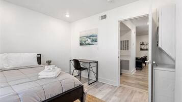 Desk, iron/ironing board, free WiFi, bed sheets