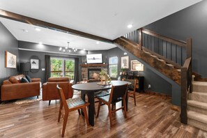 Dining - Cabin with Pond View, Private Hot Tub, Indoor Pools & Free Attraction Tickets (Hollister)