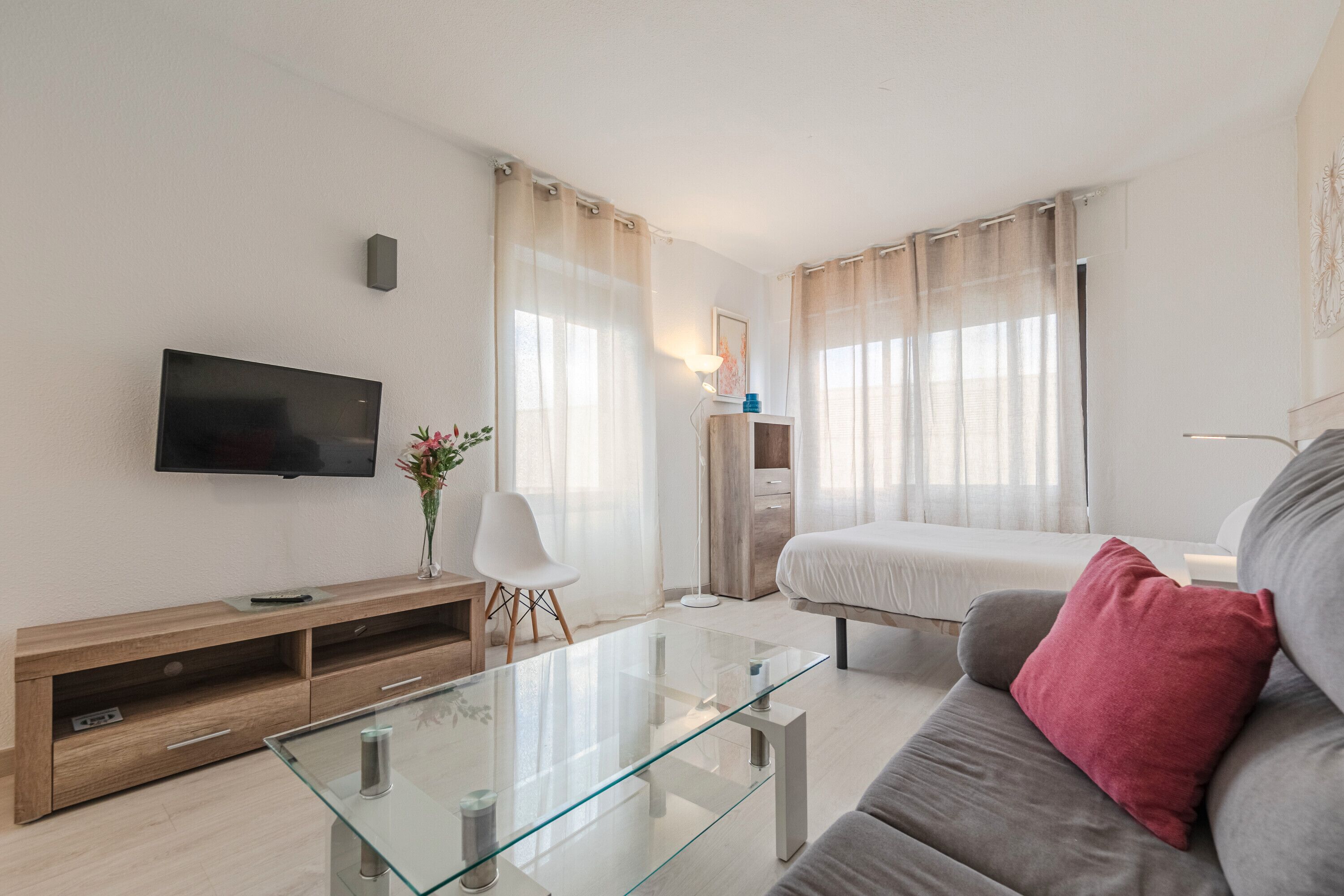 1 sovrum, strykjärn/strykbräda, gratis wi-fi och sängkläder