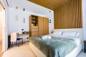 1 slaapkamer, een strijkplank/strijkijzer, gratis wifi, beddengoed