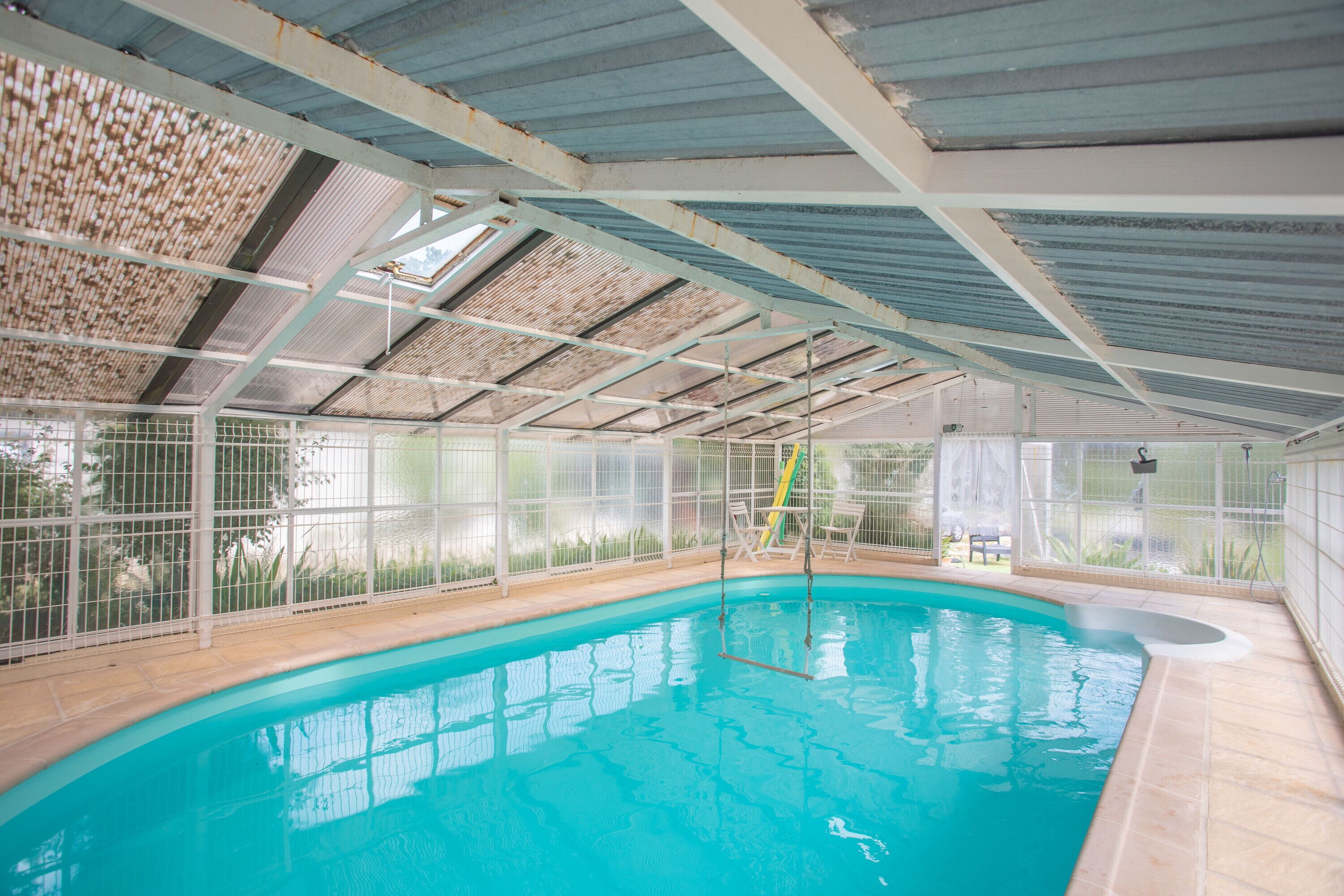 Piscine couverte, piscine chauffée