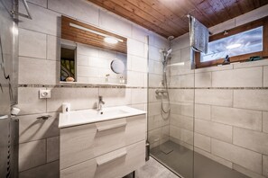 Shower, hair dryer