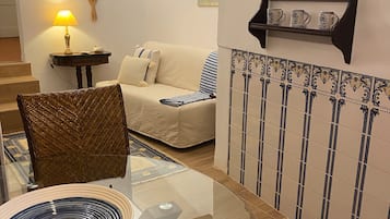 Fernseher, Kamin