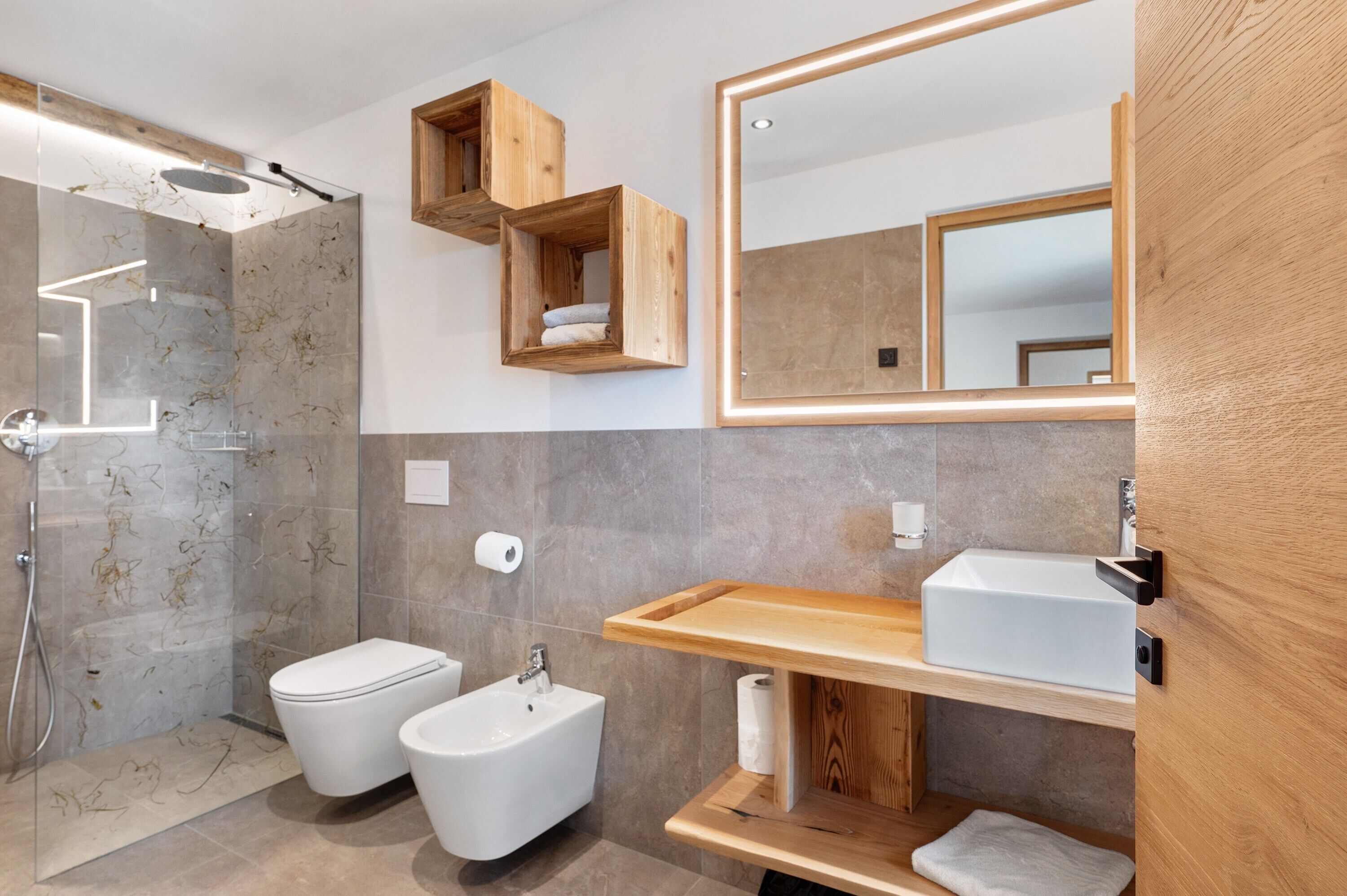 Dusche, Handtücher