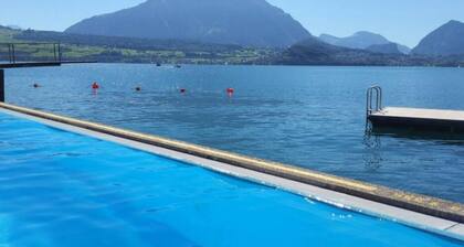 SwissHut Stunning Views Alps & Lake - Chalet Monbijou