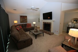 Smart TV, fireplace, offices