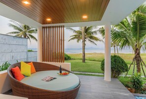 Blick von der Unterkunft