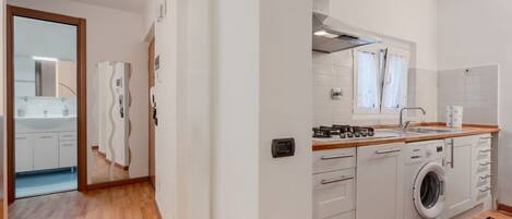 Fridge, oven, stovetop, toaster