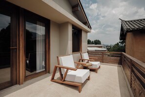 Signature dubbelrum - uteplats | Balkong