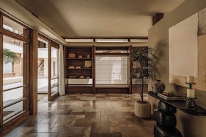 Interior entrance