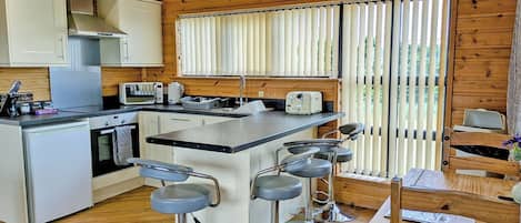Fridge, oven, stovetop, toaster