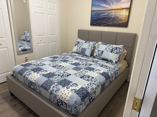 1 bedroom, WiFi, bed sheets