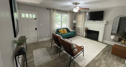 Charming & serene urban retreat with WiFi, AC in Spartanburg downtown area