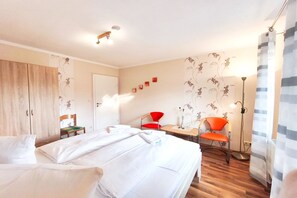 1 habitación y ropa de cama 