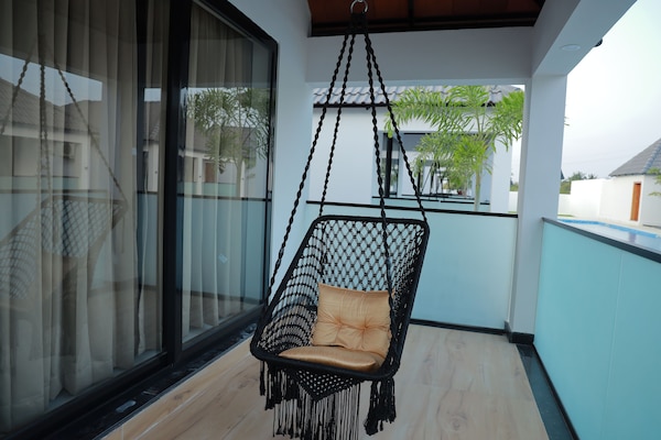 Family Cottage, Pool View | Balcony view