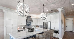 Fridge, microwave, oven, stovetop - Welcome to Tide and True â€“ New Luxury Beachfront Retreat | Cottages at Romar 17 (Orange Beach)