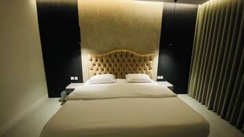 2 kamar tidur, setrika/meja setrika, dan Wi-Fi gratis