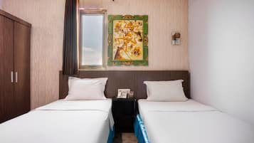 Kamar Twin Deluks | 1 kamar tidur, seprai premium, meja kerja, dan Wi-Fi gratis