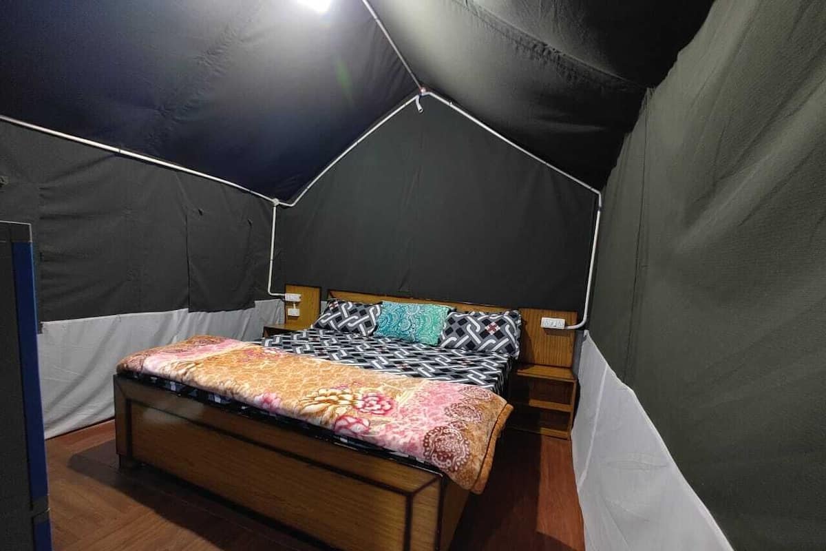 Family Tent, Non Smoking, Garden Area | 1 bedroom, memory foam beds, free WiFi