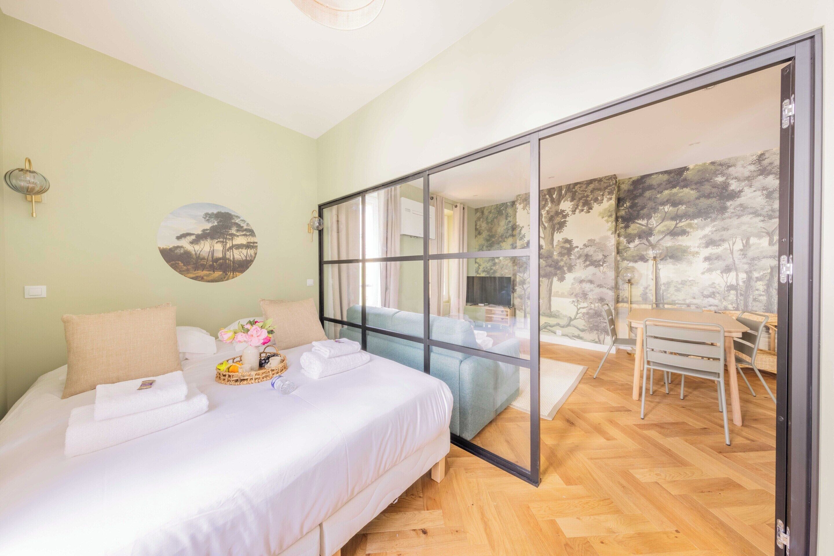 Appartement | 1 chambre, fer et planche à repasser, draps fournis