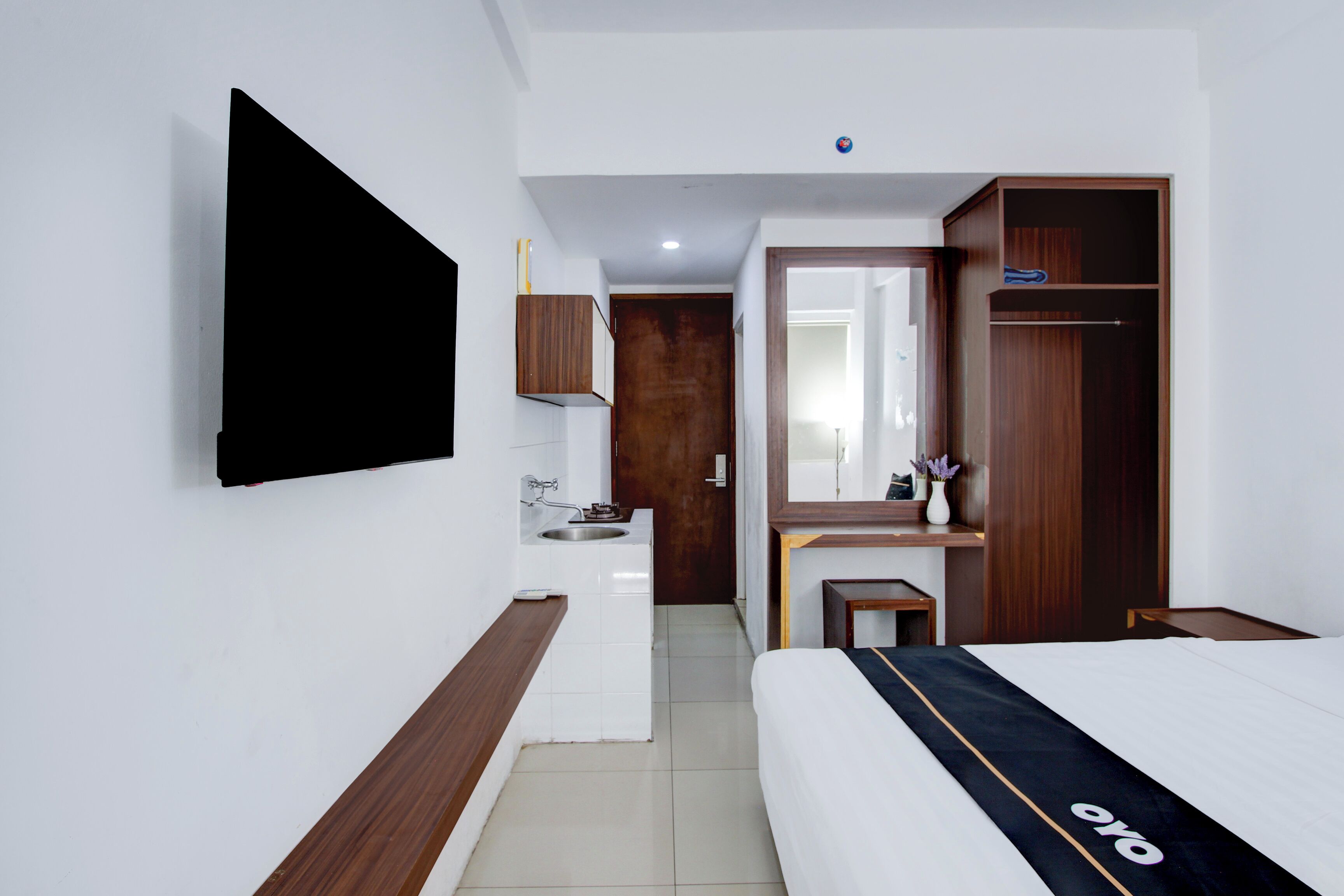 标准双人房 | 高档床上用品、免费 WiFi、床单