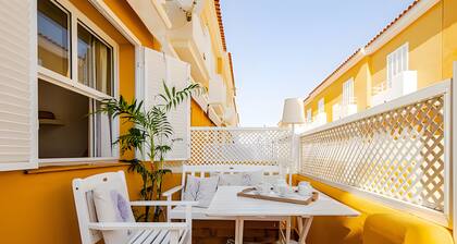 Maison de vacances '1Úre Ligne Plage, 3 Chambres Islantilla' avec jardin privé