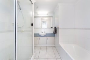 Shower, hair dryer