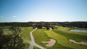 Vista para o campo de golfe