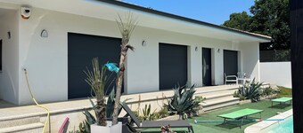 Villa near the Bassin d'Arcachon with private pool