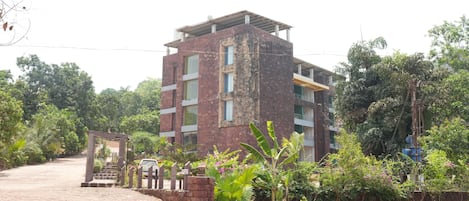 Voorkant van accommodatie